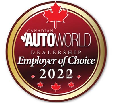 Autoworld Dealership Employer of Choice Award